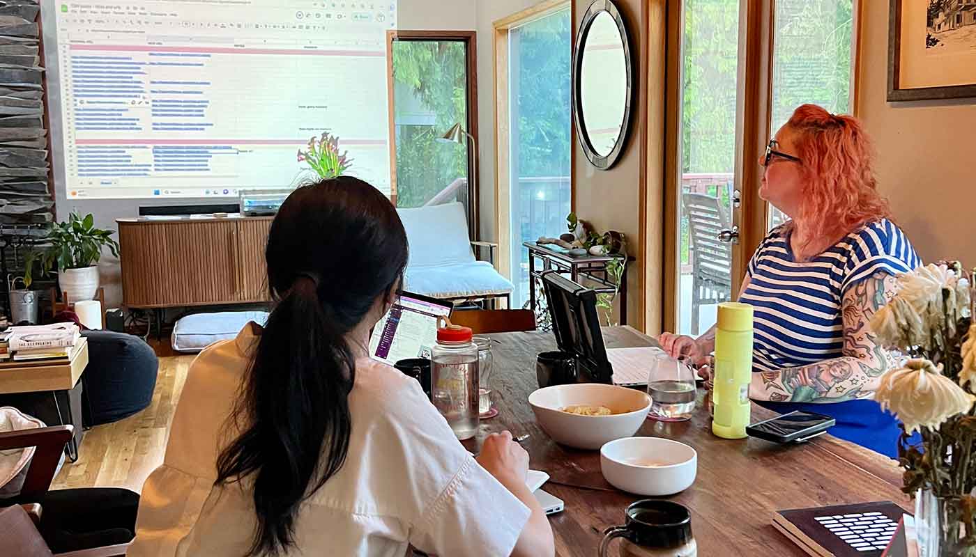 Behind-the-scenes, TSW-style. Executive Director Joyce Chen and Art Director Meg Sykes dive into a deep discussion about the website overhaul and redesign, a project three years in the making.